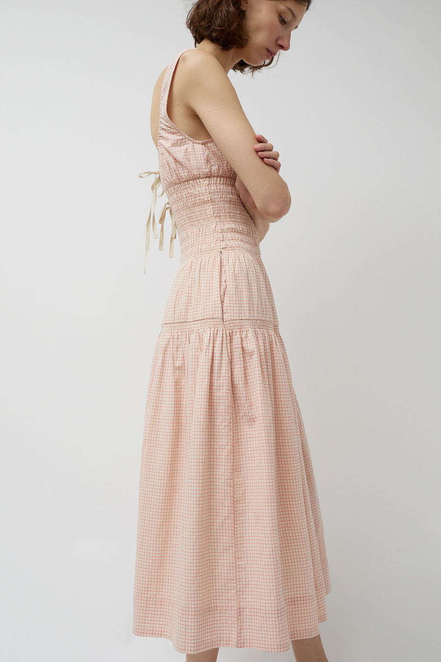 Maria Stanley Sigrid Dress in Piquillo Check
