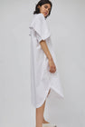 Marios Wrap Dress in White