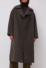 Mijeong Park Handmade Belted Wool Coat in Brown