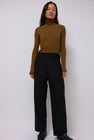 Mijeong Park Wool Blend Workwear Pants in Navy