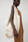 Modern Weaving XL Bound Linen Shopper in Oatmeal Linen