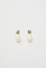 Mussels and Muscles Pebbles Earrings in Jade and Dalmatian