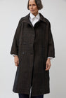 NYMANE Vasa Coat in Handwoven Herringbone
