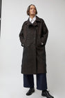 NYMANE Vasa Coat in Handwoven Herringbone