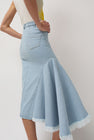 Naya Rea Gloria Skirt in Washed Light Blue