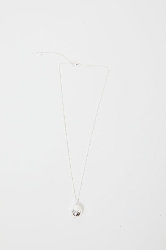 Nina Gordon Drop Necklace in Silver