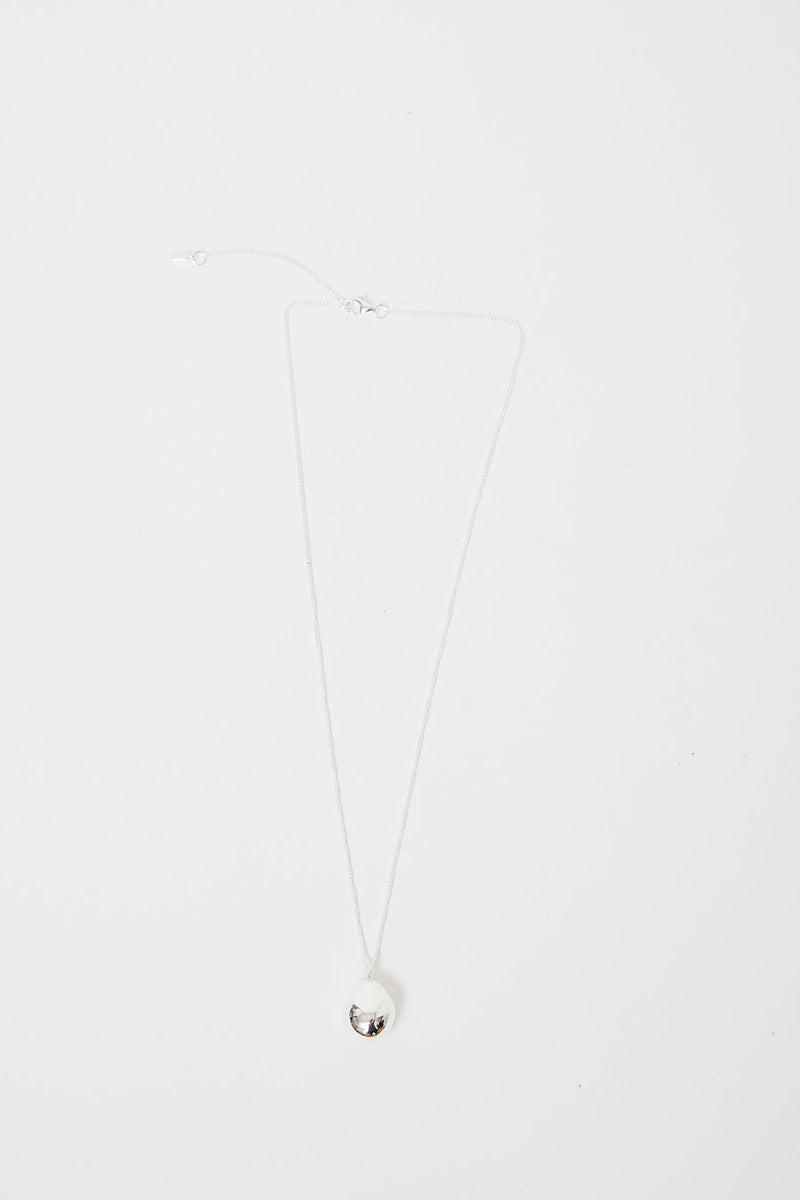 Nina Gordon Drop Necklace in Silver