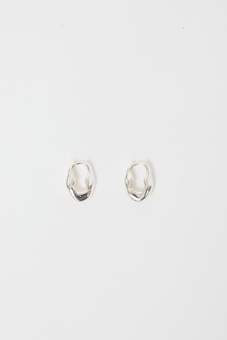 Nina Gordon Marina Hoop in Silver