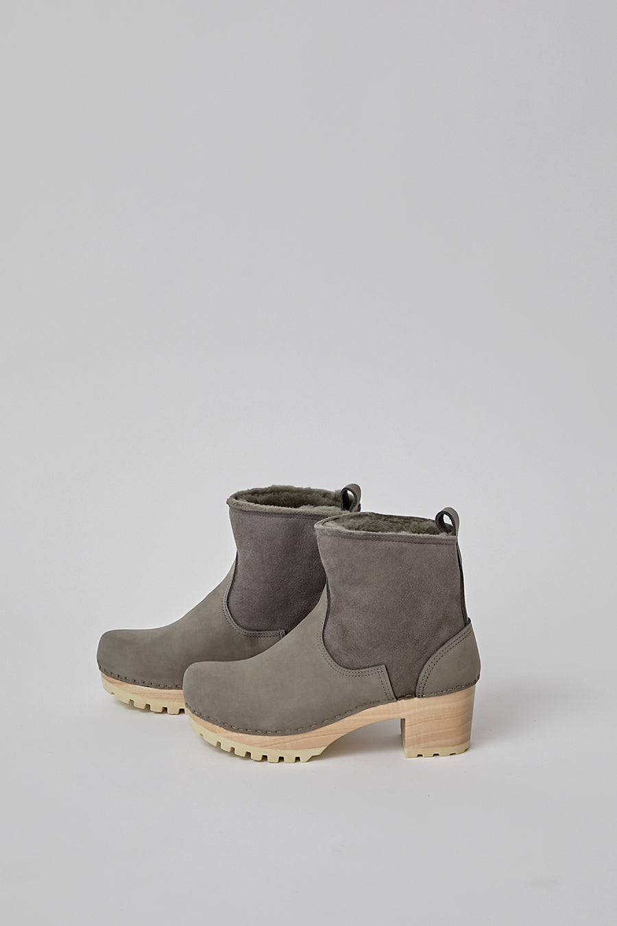 Shearling ankle boots