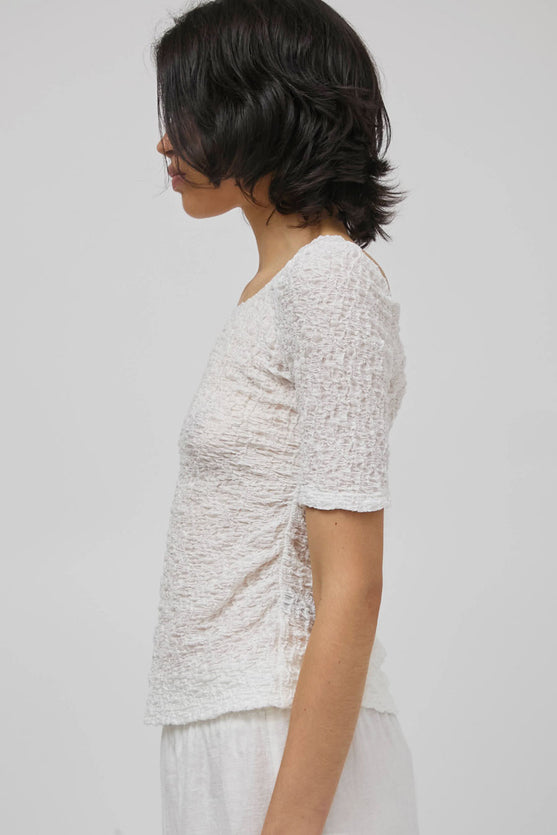 No.6 Eclipse Top in White