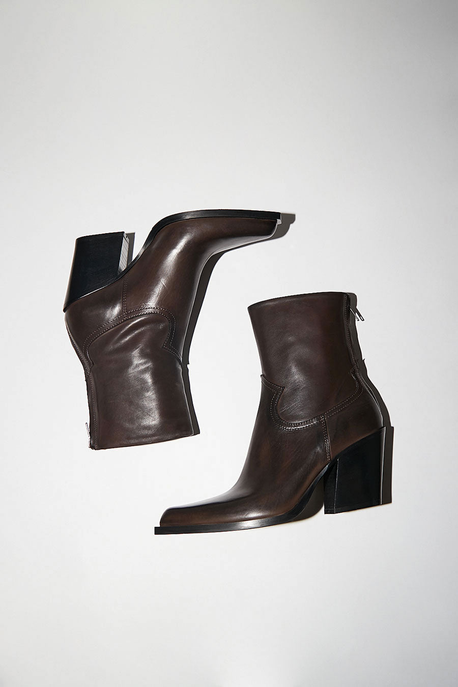 No heel western on sale boots