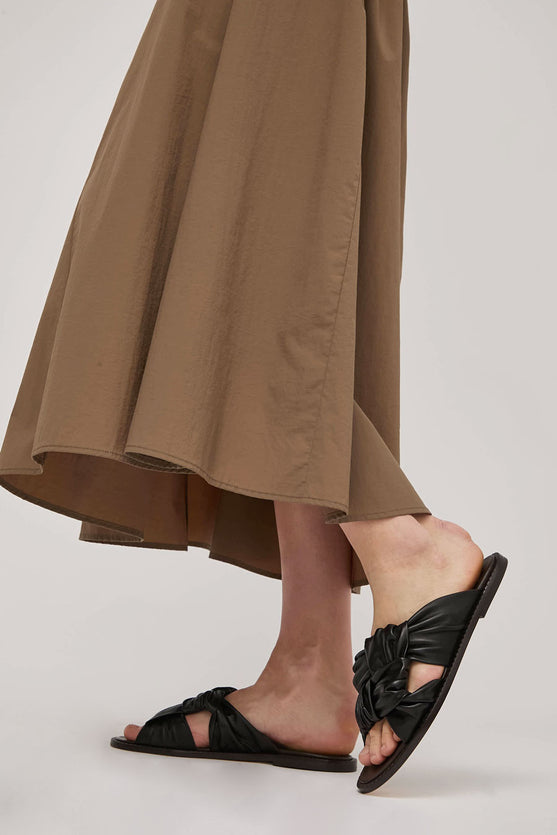 No.6 Knot Sandal in Nero