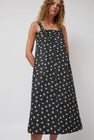 No.6 Linn Dress in Black and Yellow Ditsy