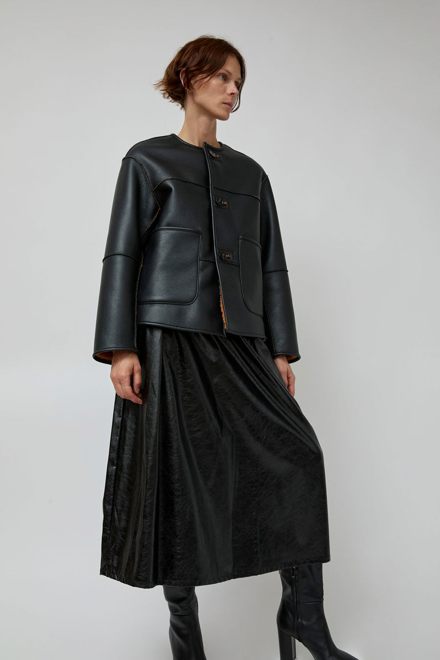 No.6 Niels Reversible Jacket in Ochre
