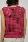 No.6 Reed Tank in Pink and Brown