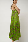 No.6 Sam Slip Dress in Green Trellis