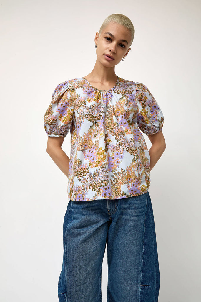 No.6 Vivian Top in Lilac Garden Party – No.6 Store