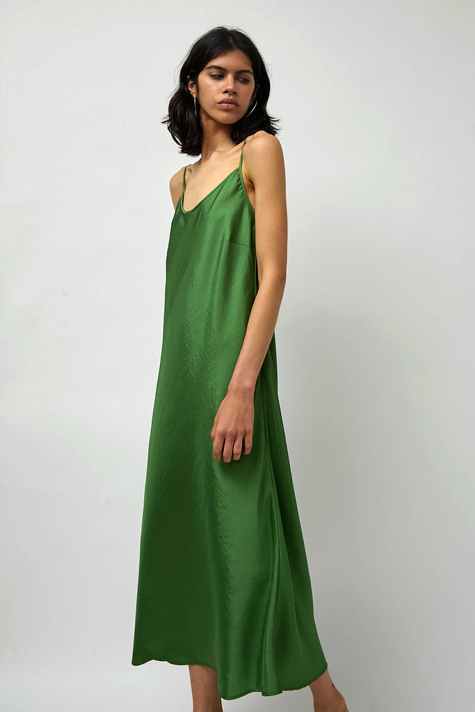 slim fit dress slacks No.6 Elle Slip Dress in Grass – No.6 Store