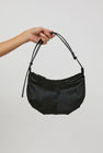 Nothing Written Calf Hair Shoulder Mini Bag in Furry Black