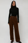 Nothing Written Corduroy Carpenter Pants in Dark Brown