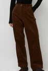 Nothing Written Corduroy Carpenter Pants in Dark Brown