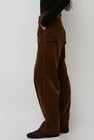 Nothing Written Corduroy Carpenter Pants in Dark Brown