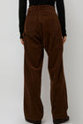 Nothing Written Corduroy Carpenter Pants in Dark Brown