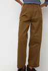 Nothing Written Gato Straight Tuck Pants in Khaki Brown