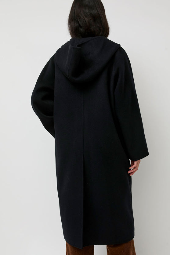 Nothing Written Keiko Hoodie Coat in Black