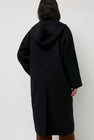 Nothing Written Keiko Hoodie Coat in Black