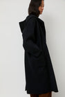 Nothing Written Keiko Hoodie Coat in Black