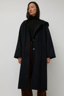Nothing Written Keiko Hoodie Coat in Black