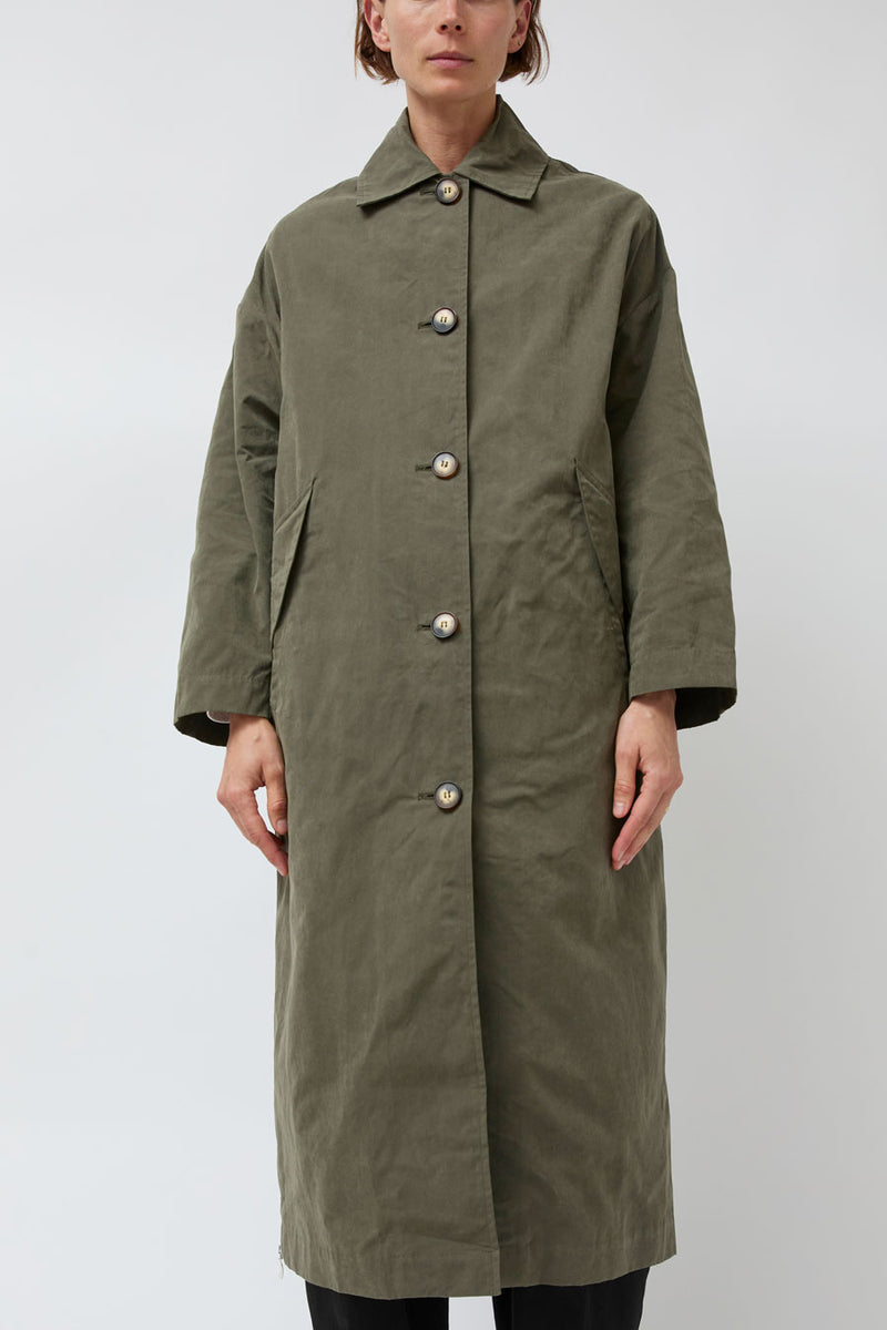 Pret Pour Partir Alma Coat with Removable Vest in Khaki