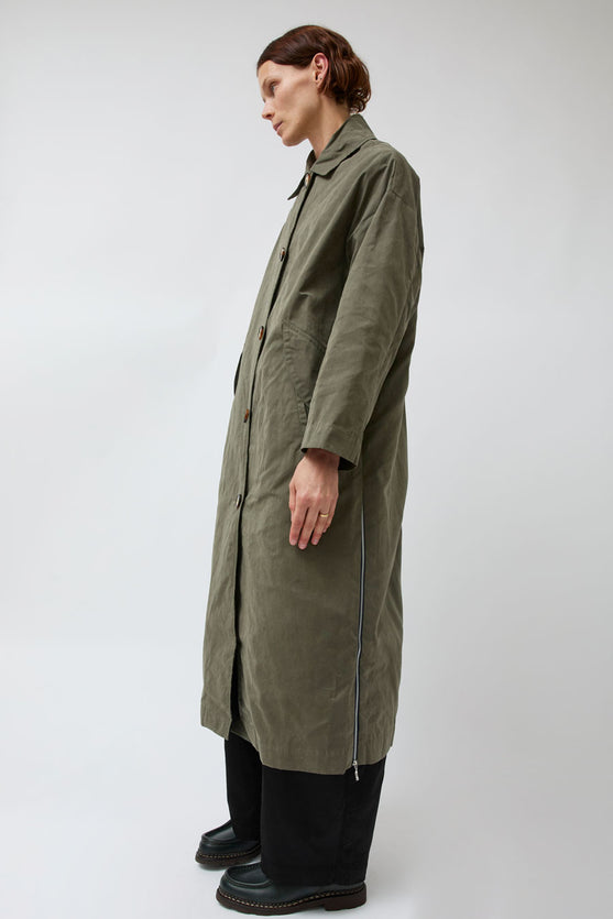 Pret Pour Partir Alma Coat with Removable Vest in Khaki