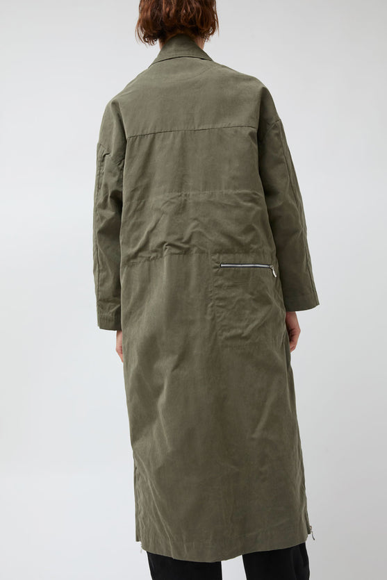 Pret Pour Partir Alma Coat with Removable Vest in Khaki