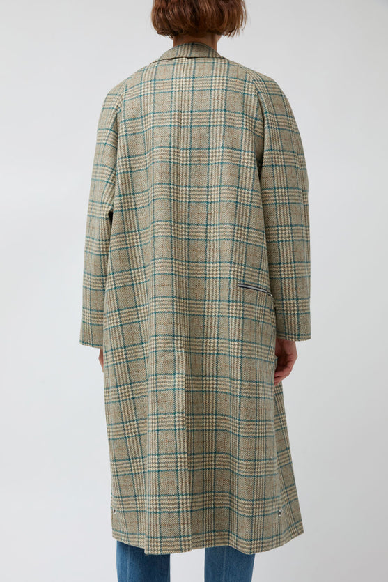 Pret Pour Partir Camille Jacket in Wool Blue Check