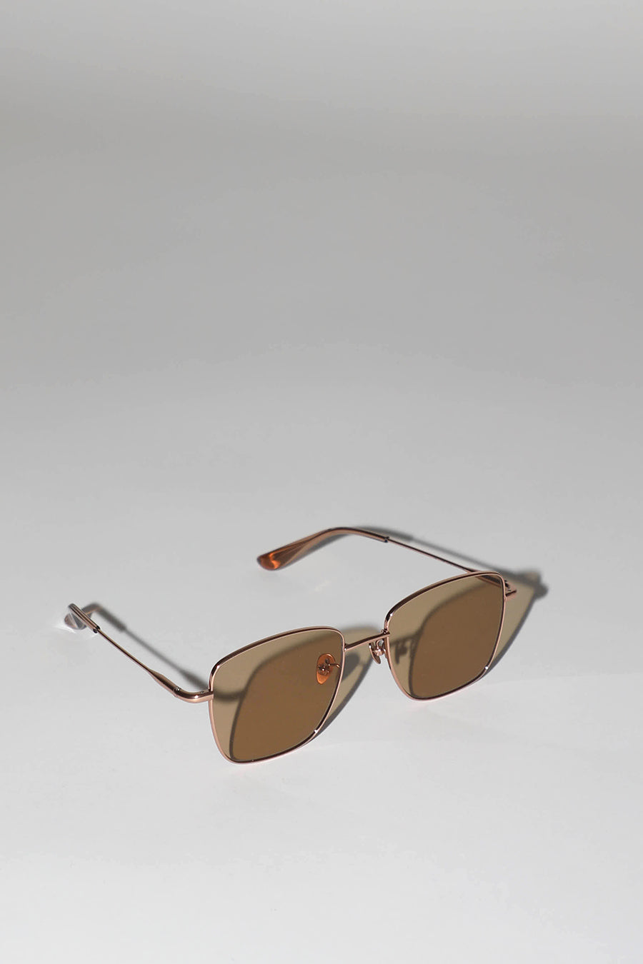 Projekt Produkt FS8 Sunglasses in Pink Gold with Brown Tint