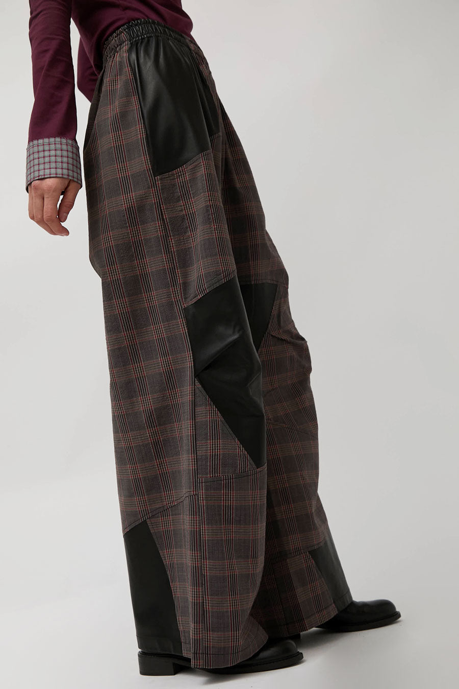 Rave Review Kirsten Pants in Brown Check