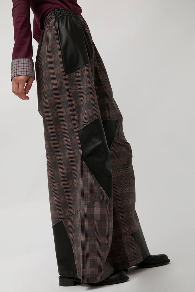 Rave Review Kirsten Pants in Brown Check – No.6 Store