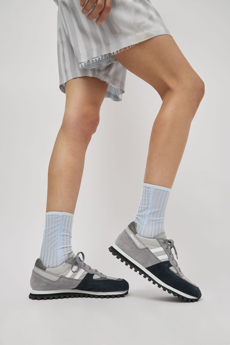 Reproduction of Found 2200FSL Marathon Trainer in Light Gray and Dark Gray