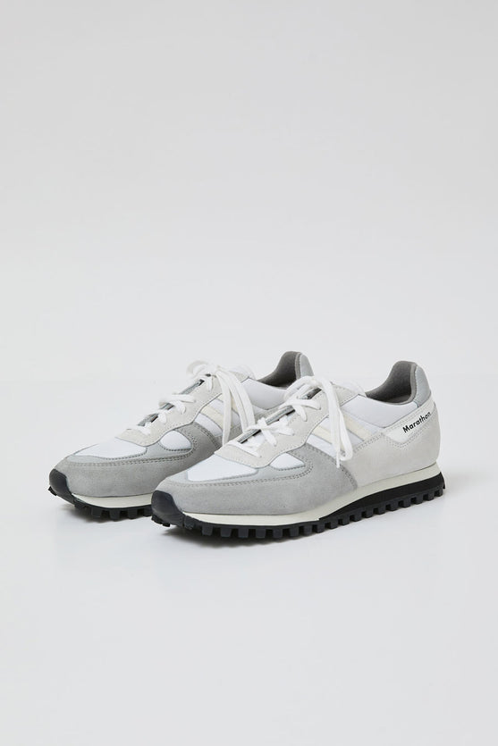 Reproduction of Found Marathon Trainer in White and Light Grey