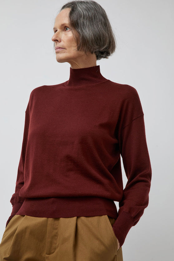 Rue Blanche Merino Turtleneck in Brule