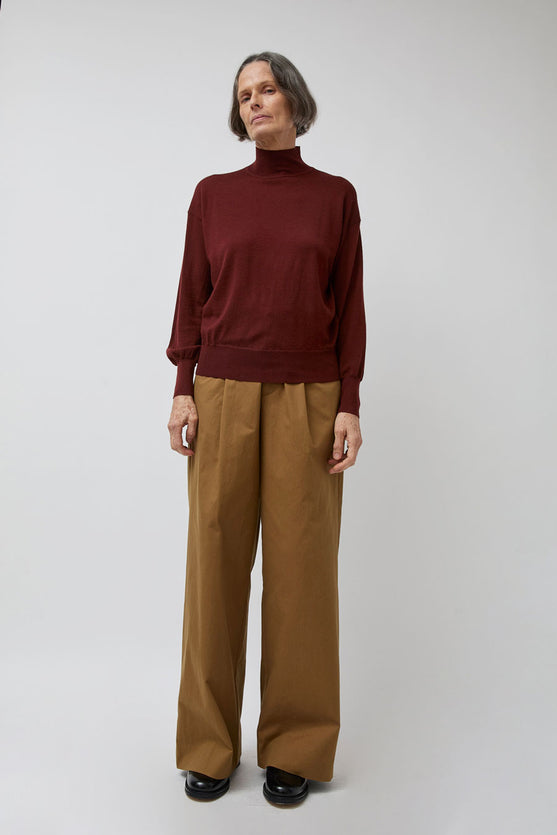 Rue Blanche Merino Turtleneck in Brule
