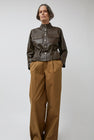 Rue Blanche Moto Jacket in Brown