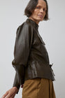 Rue Blanche Moto Jacket in Brown