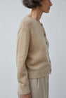 Rue Blanche Mowool Cardi in Avoine
