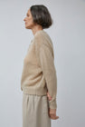 Rue Blanche Mowool Cardi in Avoine