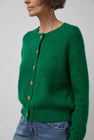 Rue Blanche Mowool Cardi in Emeraude
