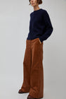 Rue De Tokyo Philly Trousers In Golden Brown Corduroy