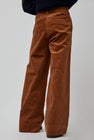 Rue De Tokyo Philly Trousers In Golden Brown Corduroy